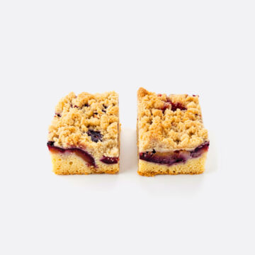 Pflaumenstreuselkuchen (2 Stückchen)